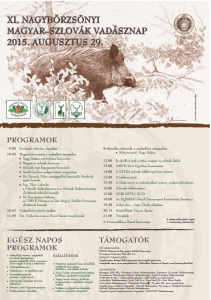 XI. Nagybörzsönyi Magyar-Szlovák Vadásznap